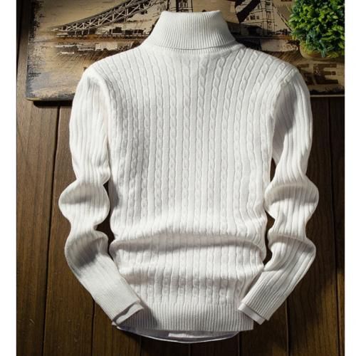 Turtleneck Unisex Long Sleeve Sweater Pullover