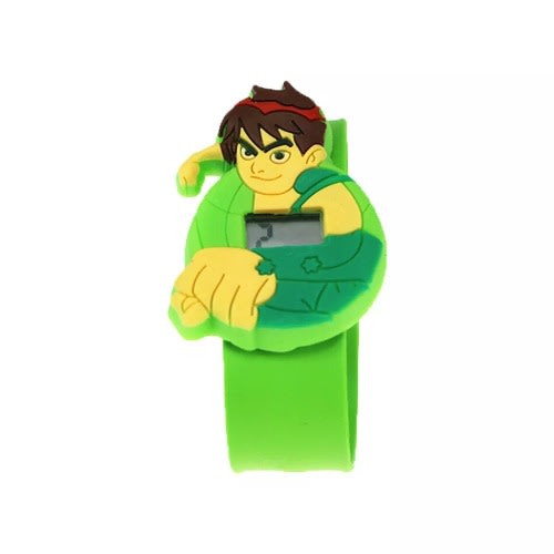 Boys Ben 10 Clasp Digital Watch - Lemon Green