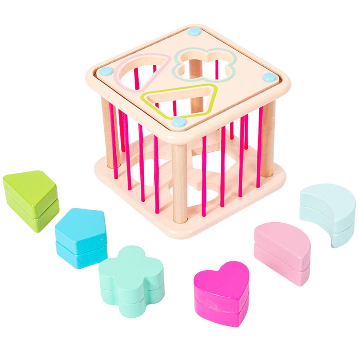 Cognitive Matching Toys Ellipse Heart Cognitive Matching Toys