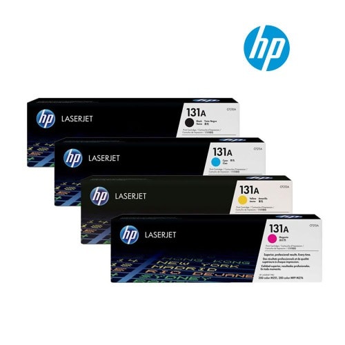 Hp 131a Series Toner Set - 1 Black, Cyan, Magenta & Yellow