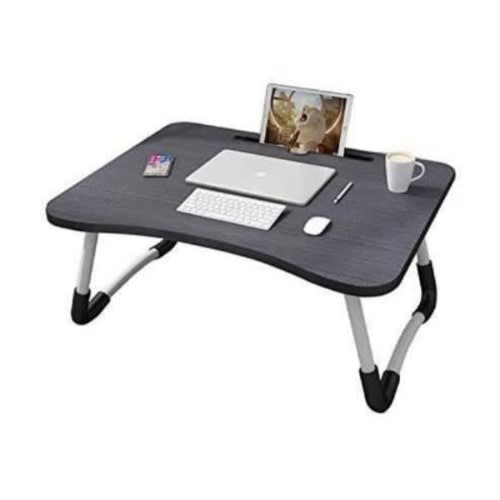 Laptop Table With Cup And Tablet Holder