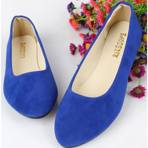 Flat Shoe - Blue