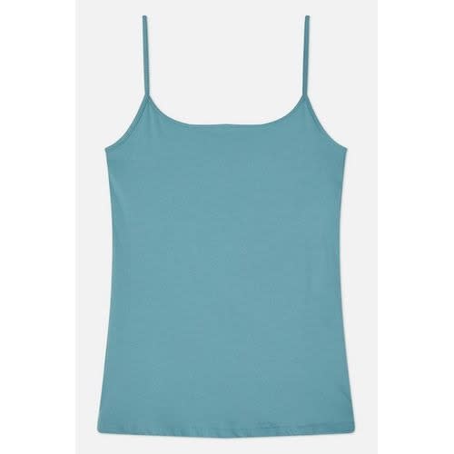 Adjustable Strap Stretch Camisole- Teal