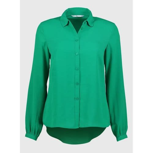 Button Through Shirt- Green