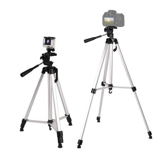 5ft Height Professional Tripod Stand For Cameras And Phones With Phone Holder