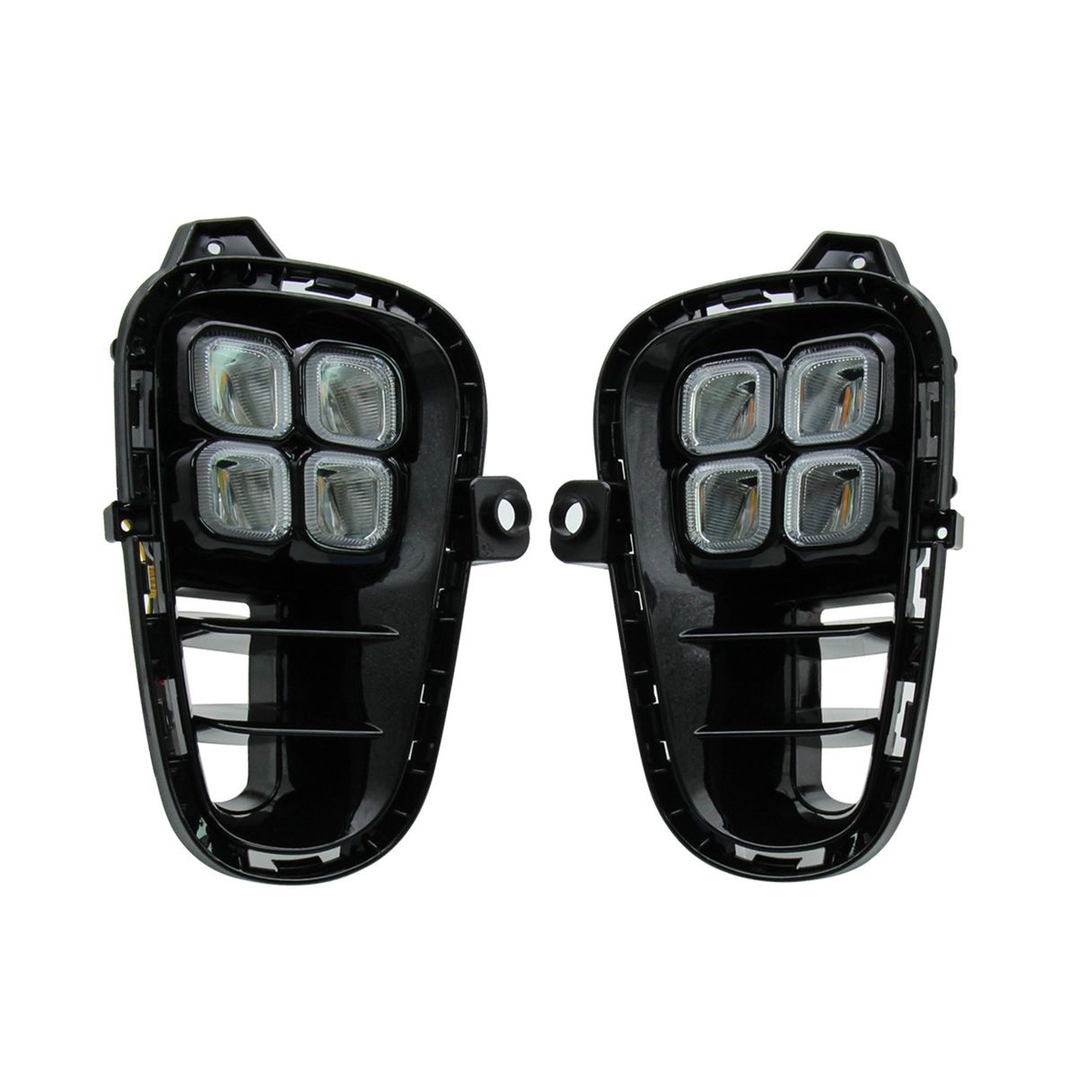 2Pcs Daytime Running Light Heat Resistant Reverse-Black