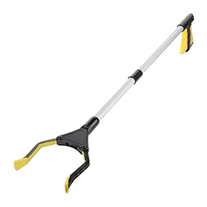 Trash Picker Upper Reacher Grabber 32 Inch Foldable Reaching Yellow