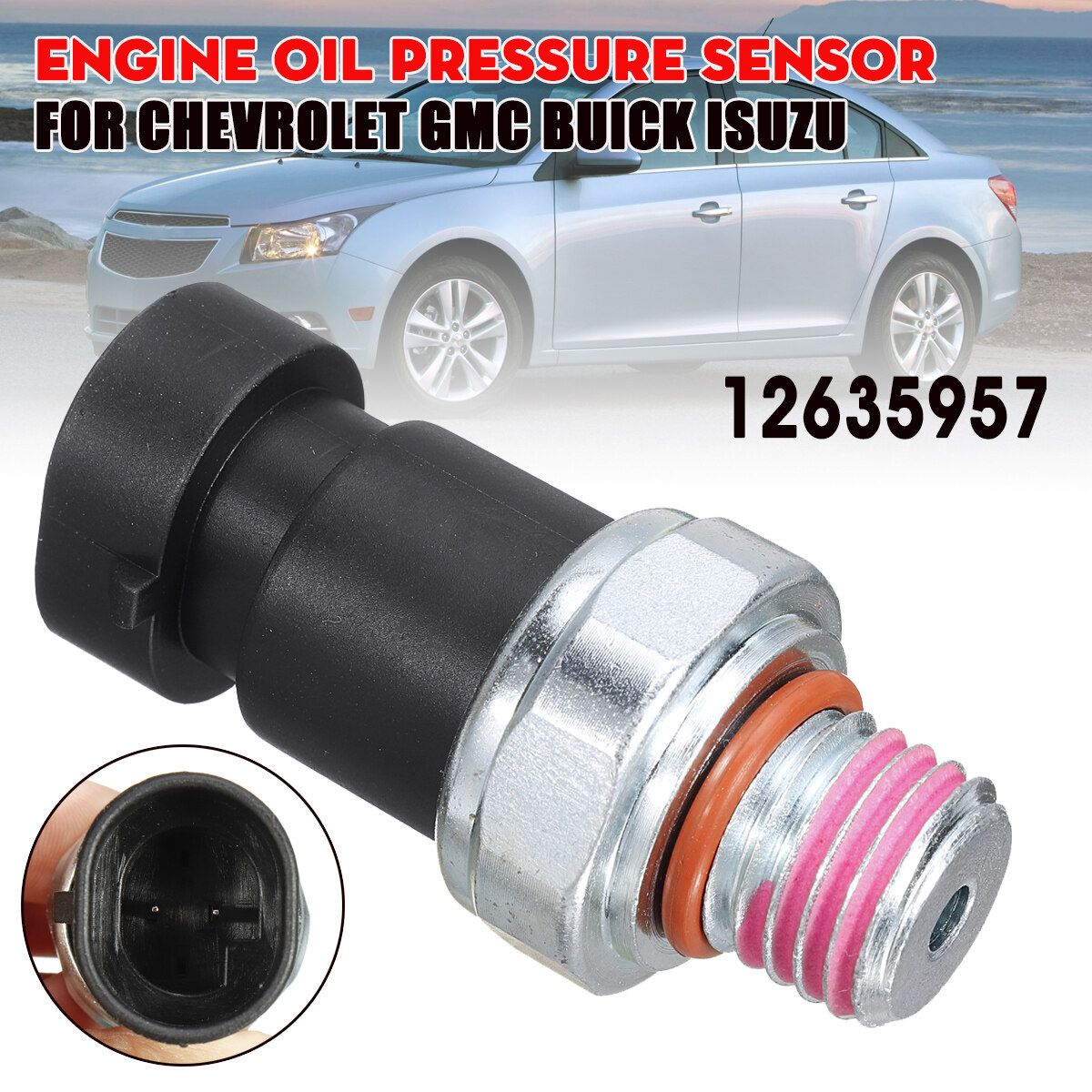 Engine Oil Sensor Switch For Chevrolet GMC Buick SAAB Saturn 12635957