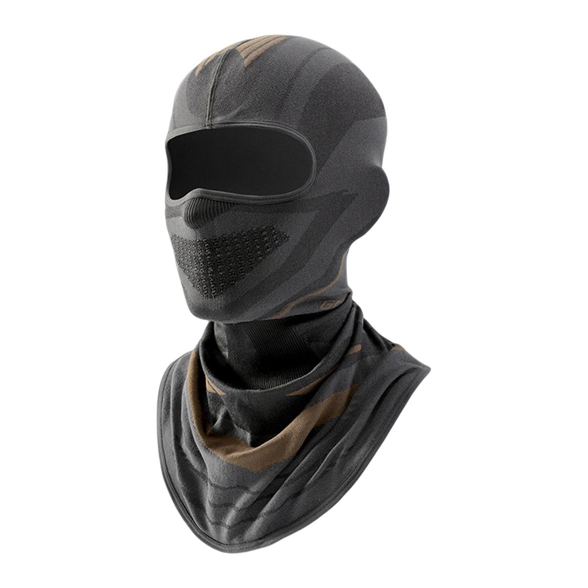 Headgear Neck Gaiter Unisex Thermal Windproof Headgear Neck Gaiter Grey