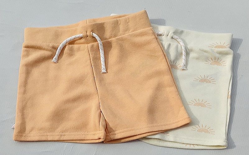 Baby Boys Plain & Patterned Shorts -2 Pieces