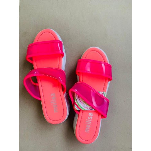 Women’s Wedge Slippers - Pink