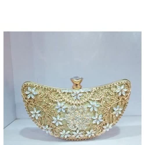 Ladies Clutch Purse - Gold
