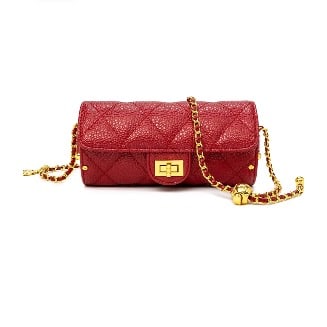Leather Sausage Design Purse -ed R