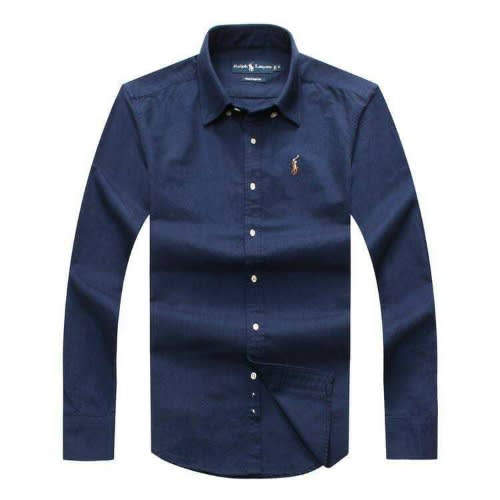 Navy Blue Oxford Fit Mens Shirt