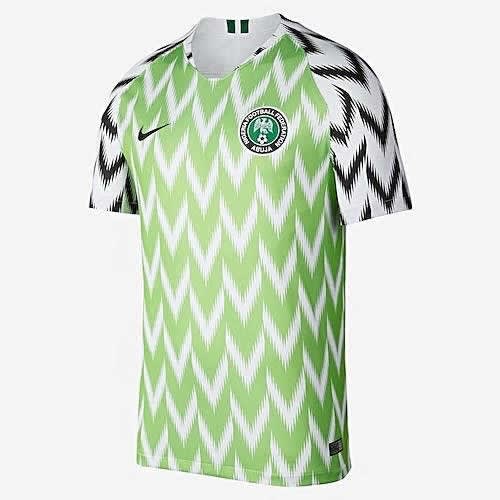 Men's Nigeria Home National Team Jersey 2018