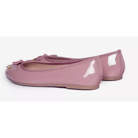 Comfy Ladies Wide Fit Shoes - Peach