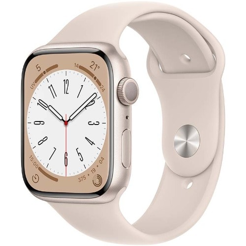 Watch Series 8 GPS 45mm Aluminium With Sport Band Starlight