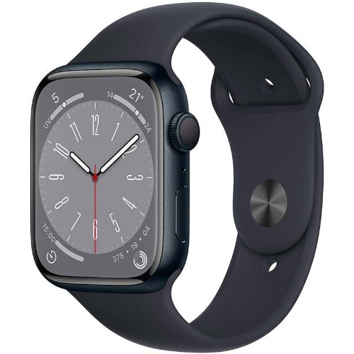 Watch Series 8 GPS 45mm Aluminium With Sport Band Midnight