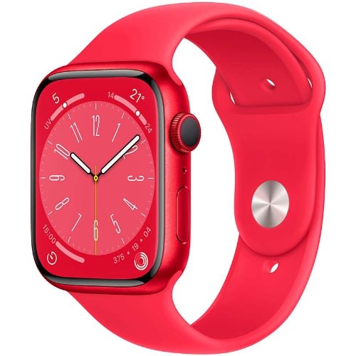 Watch Series 8 GPS 41mm Aluminium with Sport Band -RED