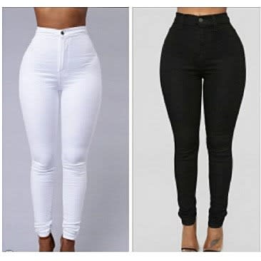 2-in-1 Skinny High Waist Jeans