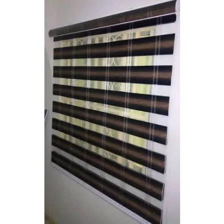 Window Blind Goldline - 1.7m By 1.6m - 67inch By 63inch - Brown