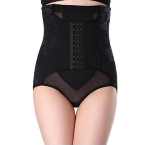 High Waist Postpartum Shape Wear-  Girdle & Waist Clincher- Black