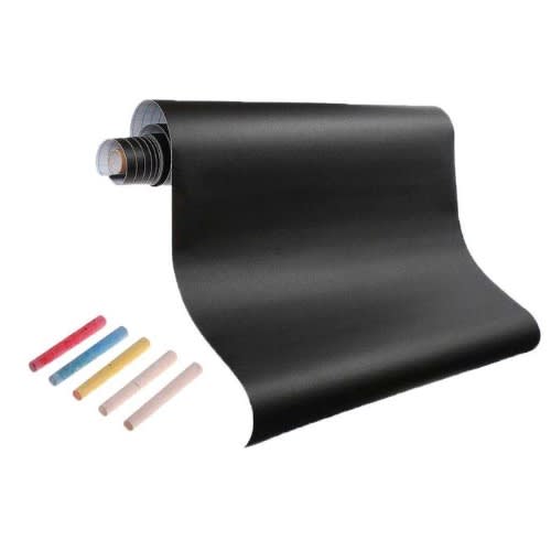 Self-adhesive Chalkboard Wall Sticker With 5 chalk -  45cm By 200cm