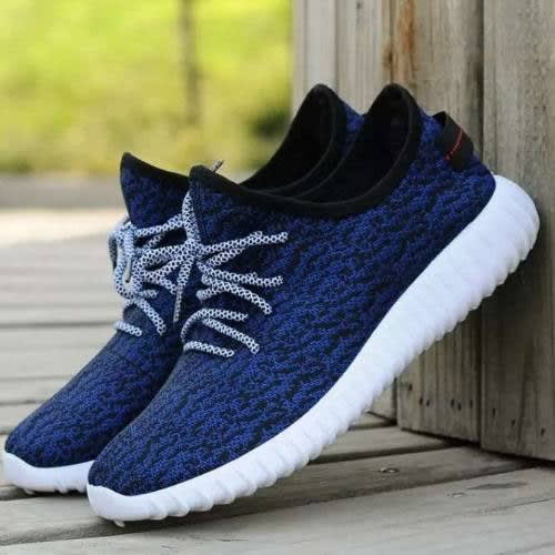 Unisex Lace-up Sneakers -blue