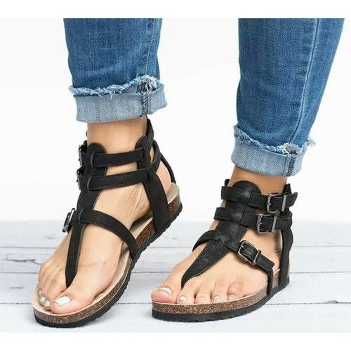 Female Black Sandals