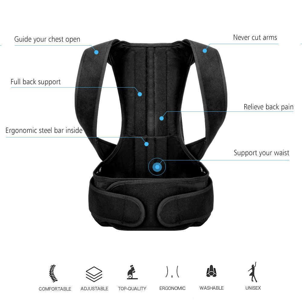 Back Support Belts Posture Corrector Improves Posture
