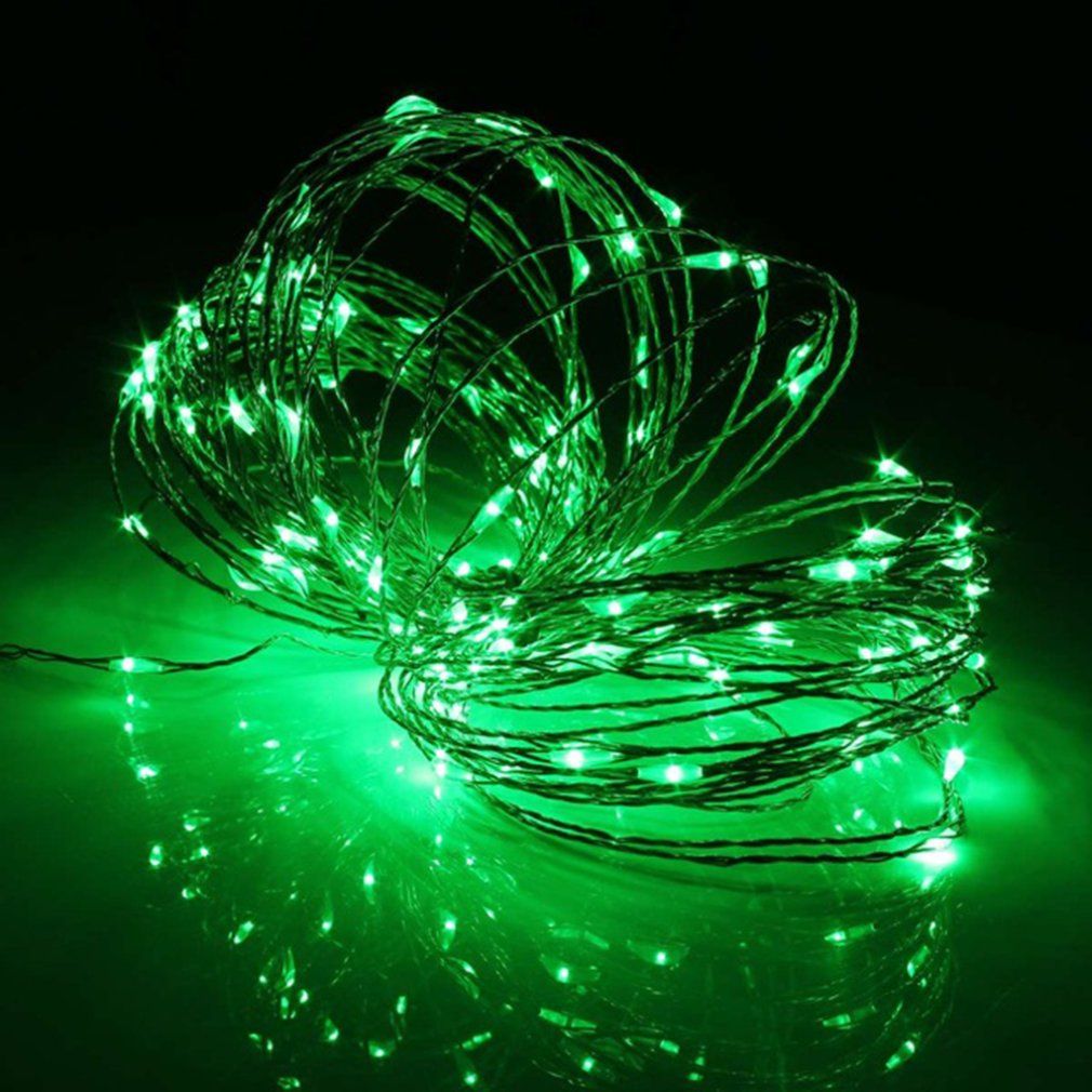Solar Copper Wire String Christmas Led Lights Outdoor