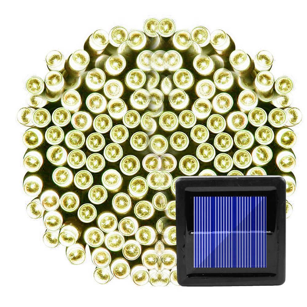 50 100 200 Led Solar Fairy Lights Outdoor Waterproof Street