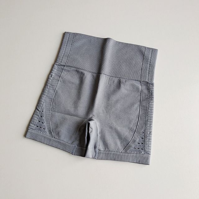 Worpro Biker Gym Shorts Women Energy Gray Blue Shorts_S