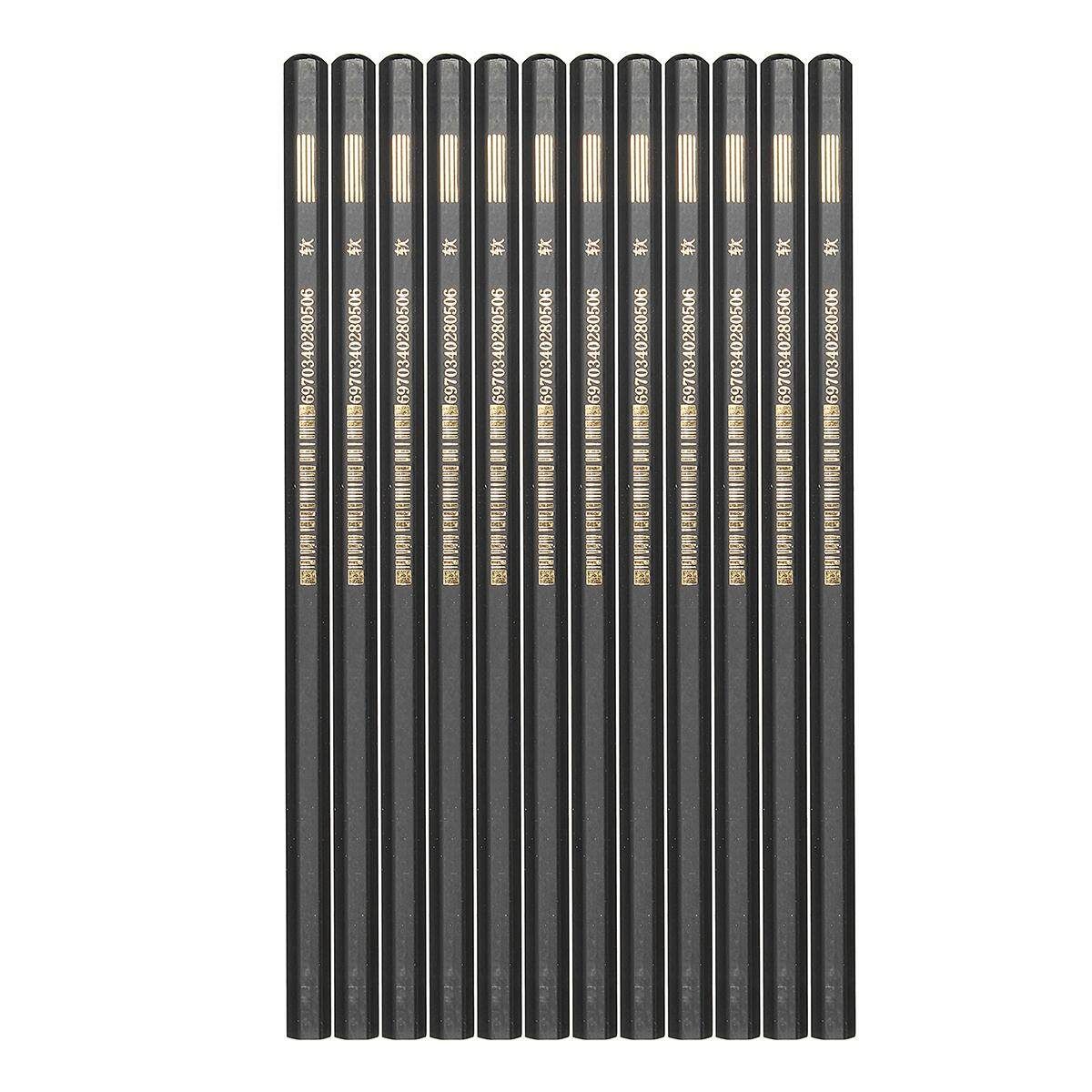 High Grade Cedar Charcoal Drawing Pencil Sketch Draw Art Artist Black Pencils Hard Lead Degree Soft Carbon