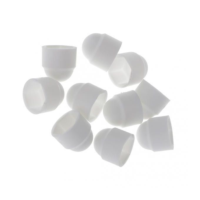 100x M6 Button Head White Dome  Nut Protection Caps Cover Hexagon
