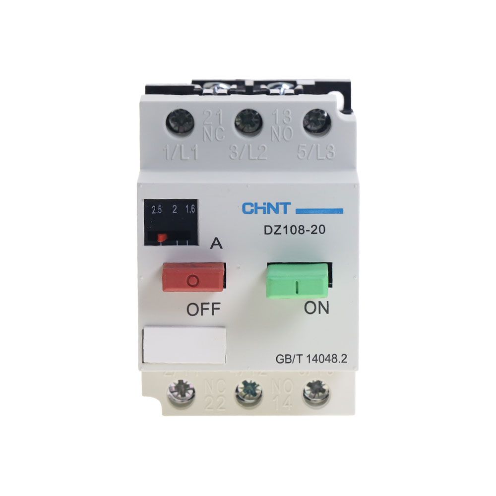 CHNT DZ108-20 Protection Motor 6.3A 4-6.3A Switch 211 Motor