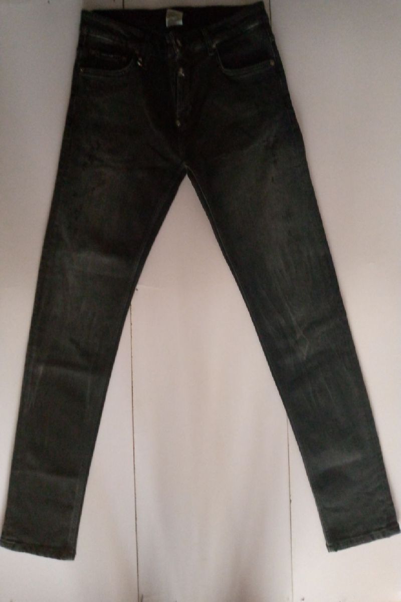 Men's Stretching Turkey Stock Jeans For Men -Black
