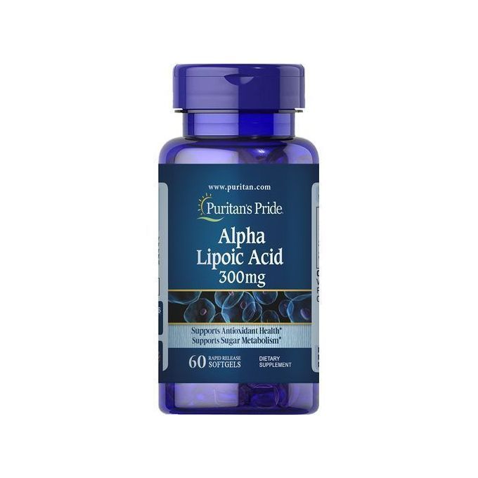 Alpha Lipoic Acid -Antioxidant And Sugar Metabolism, 60caps