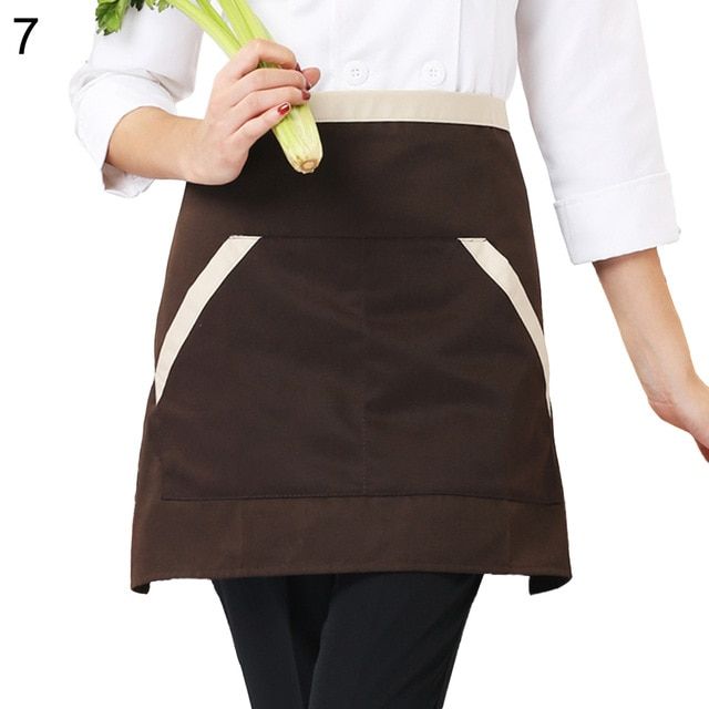 Kitchen Cooking Restaurant Bakery Waist Half Apron