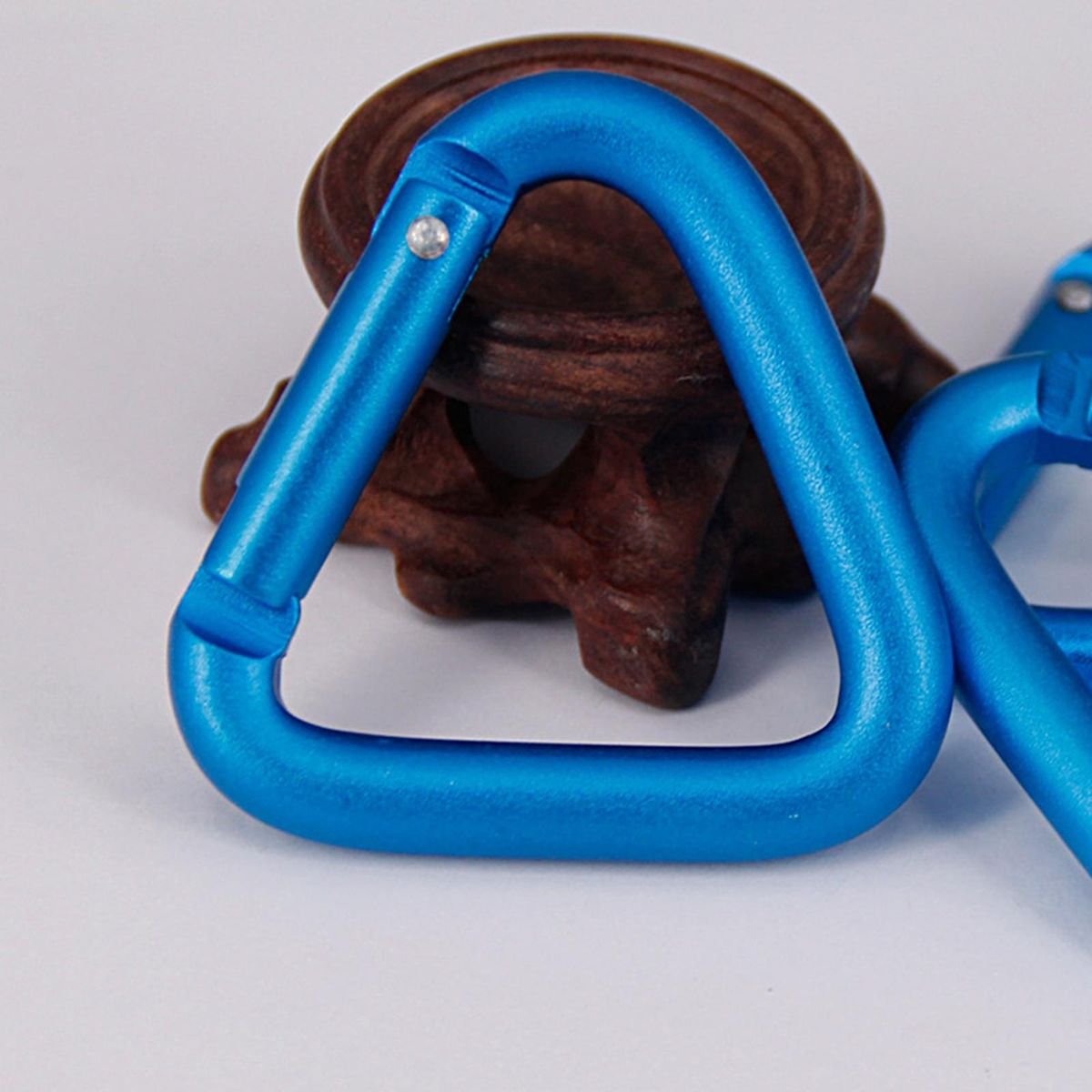 Climbing Carabiner Bluetooth-compatible Speakers Kettle Climbing Buckle Hook Light Blue