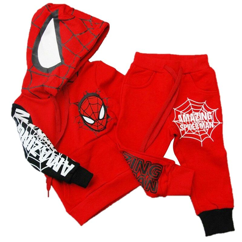 Children Clothing Sets Spring Autumn Baby Boys Girls Clothing Sets  Hoodie+pants 2 Pcs Suits 1-6 Years Kids Clothes WT