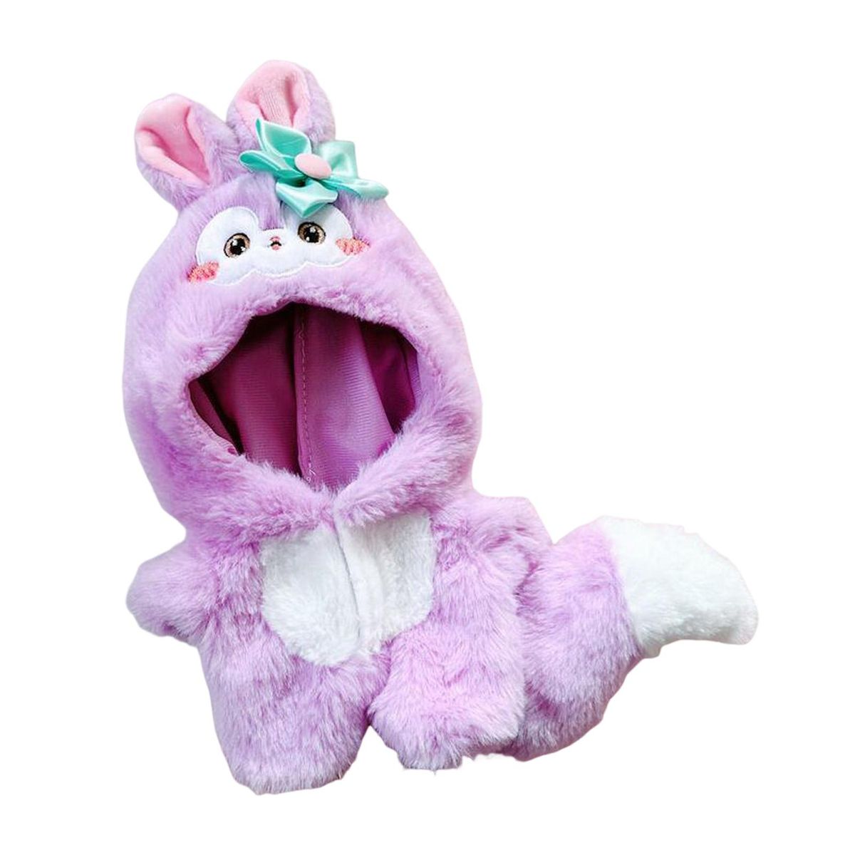 Doll Jumpsuit Playing House 20cm Doll Lovely Outfit Rompers Purple