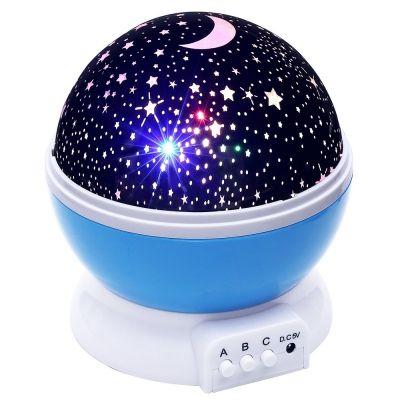 LED Starry Night Light  Star Master Lamp Moon Sky Rotating Romantic Projection Light For Children Baby Bedroom Gifts
