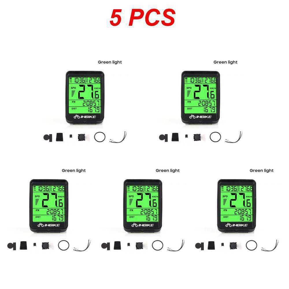 Waterproof Bicycle Computer Wireless MTB Bike Cycling Odometer Stopwatch Watch LED Screen Digital Rate Speed  Codemeter