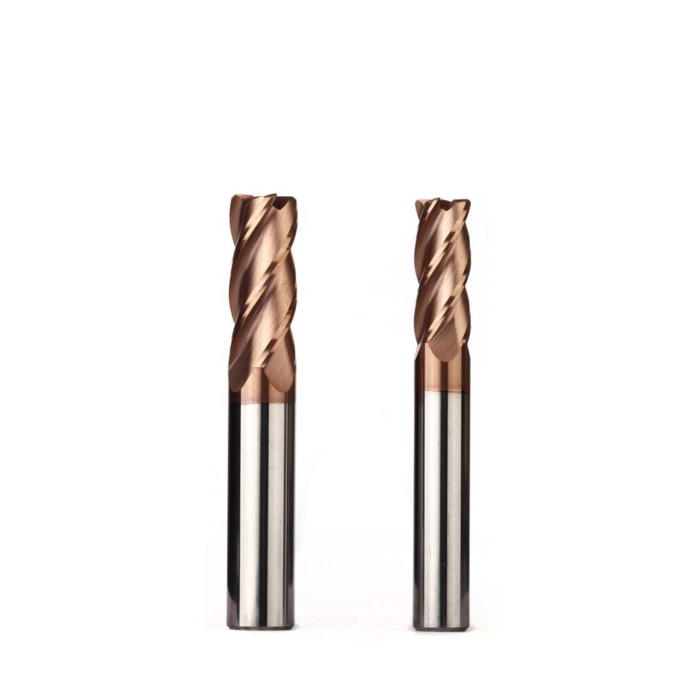 Rounded End Milling Tool Machine Parts 4 Flute Radius 35 Degree Carbide Lathe Cutter For Carbon Alloy Stainless Steel Iron