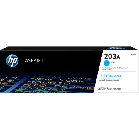 203a Cyan Original Laserjet Toner Cartridge (cf541a)