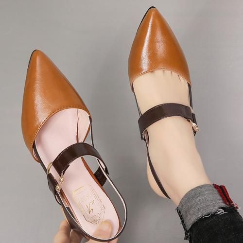 Women's Platform High Heel Fashion Sandals-Brown