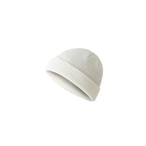 Fashionable Fold Adjustable Beanie- Headwarmer White