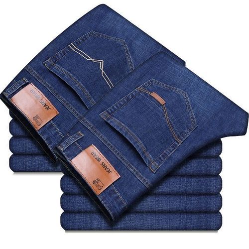 Men Jeans Printed Sweatpants Trousers Jeans ( 2 Pieces )