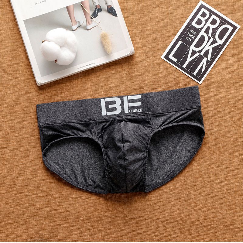 Dropshipping Men Underwear Male S Pants Low Rise Men Underwear-Dark Grey